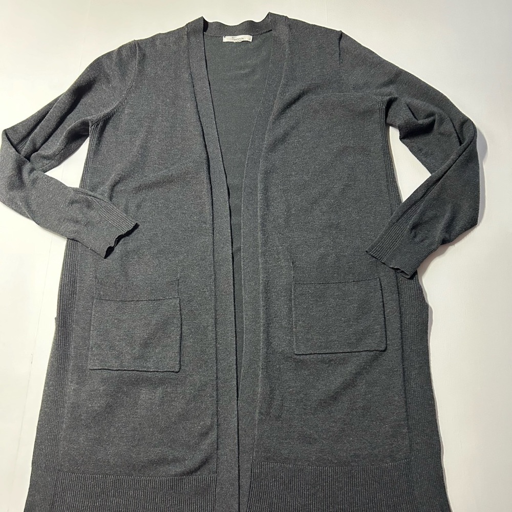 89th and Madison women’s long sleeve cardigan open front sweater with pockets - Picture 11 of 11